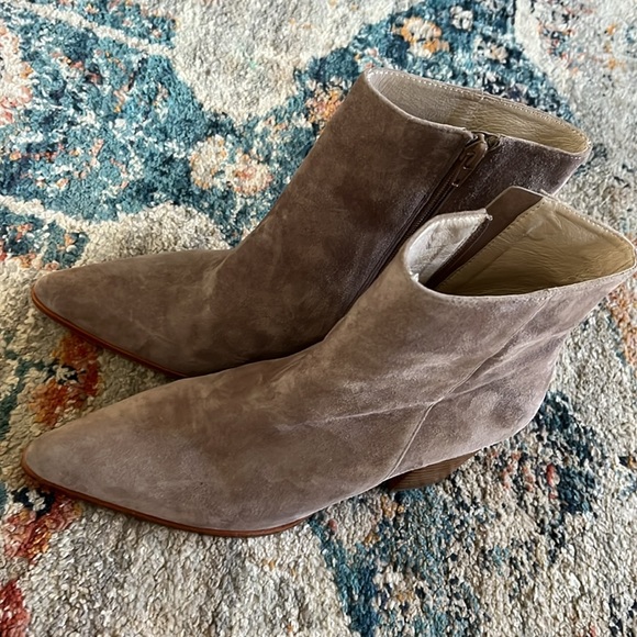 Raye Merit booties in taupe color - Picture 2 of 4